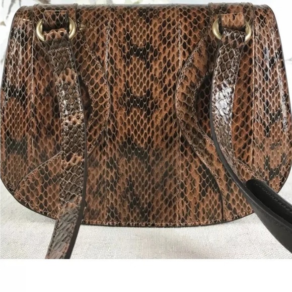 GUCCI Brown Snakeskin Leather Osiride Flap Crossbody Bag NEW WITH TAGS! Box! Bag - Picture 6 of 13